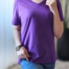 تیشرت یقه هفت زنانه Della سایز L