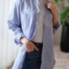 شومیز مانتویی راه راه هاریکا