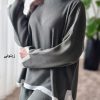 ست بلوز و شلوار بافت