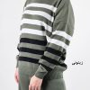 ست بلوز و شلوار بافت راه راه