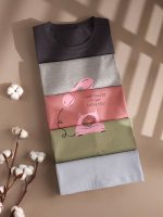 تیشرت نخ پنبه I love you