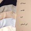 بلوز دورس پنبه تو کرکی گل و پروانه (ایراددار)
