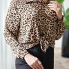 شومیز ساتن پلنگی سونای