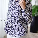شومیز ساتن پلنگی