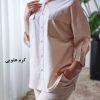 شومیز مانتویی کتان مهلا