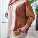 شومیز مانتویی کتان