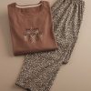 ست راحتی تیشرت و شلوار Love