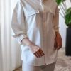 شومیز مانتویی کتان مهلا