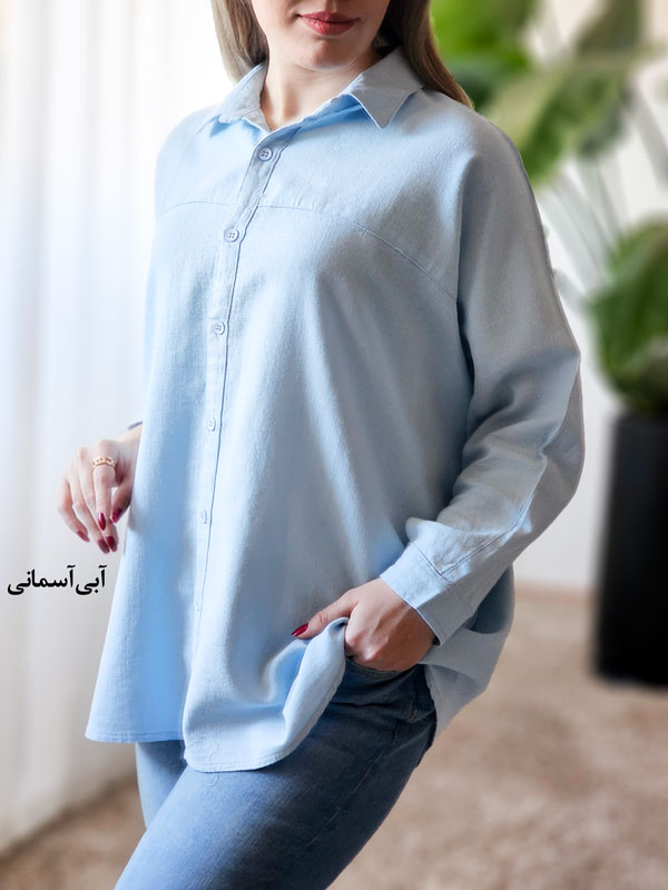 شومیز مانتویی لینن