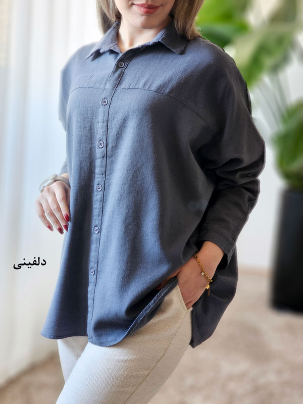 شومیز مانتویی لینن