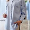 شومیز مانتویی کتان