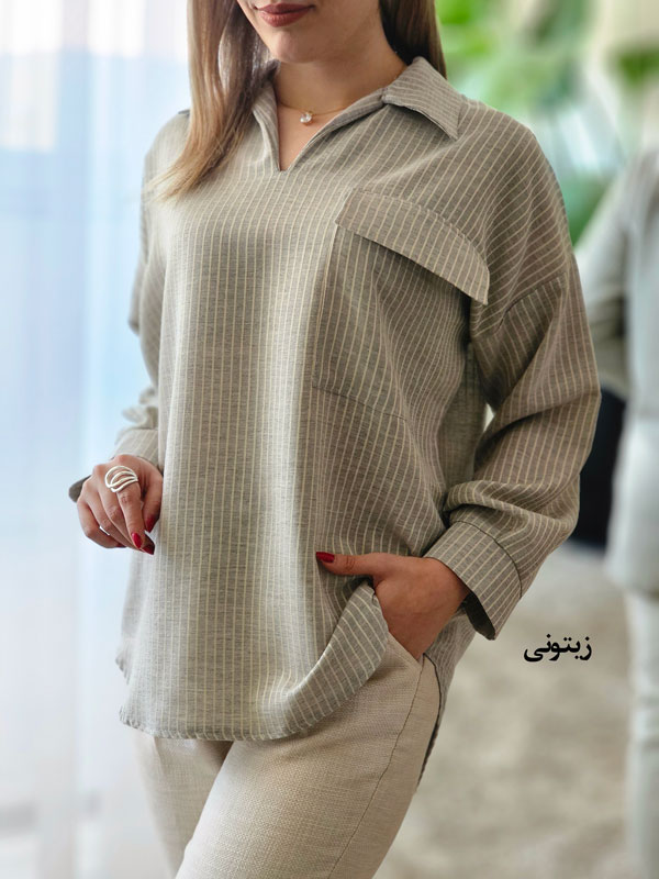 تونیک مانتویی لینن