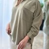 تونیک مانتویی لینن آیلا