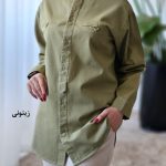 شومیز مانتویی کتان