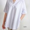 تونیک لینن یقه V سلینا