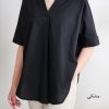 تونیک لینن یقه V سلینا