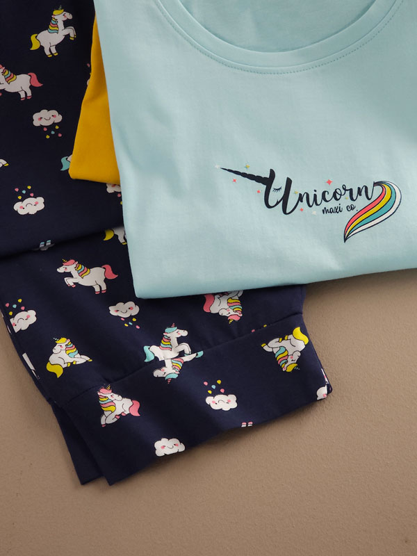 ست تیشرت و شلوارک Unicorn