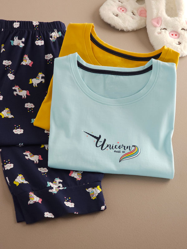 ست تیشرت و شلوارک Unicorn