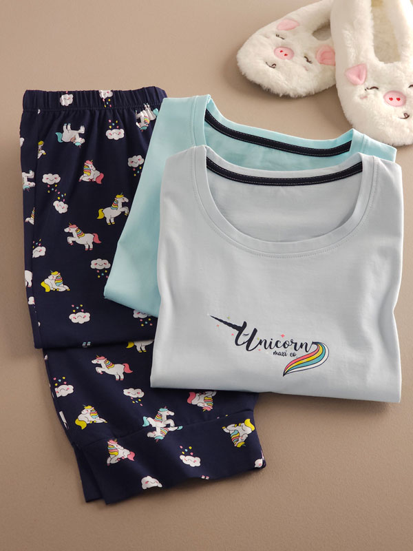 ست تیشرت و شلوارک Unicorn