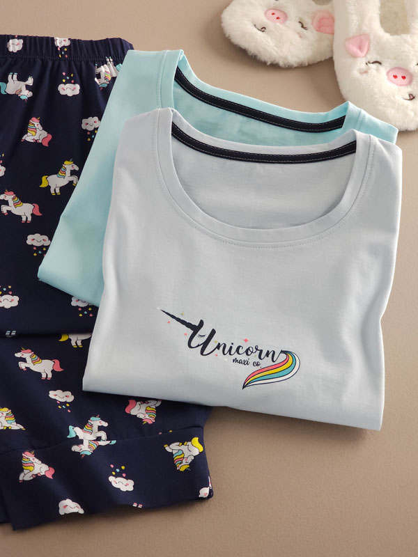 ست تیشرت و شلوارک Unicorn