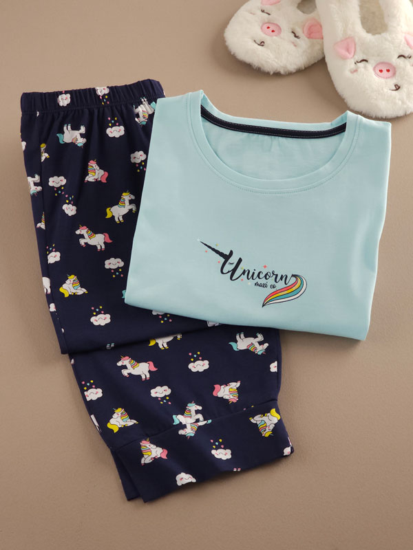 ست تیشرت و شلوارک Unicorn