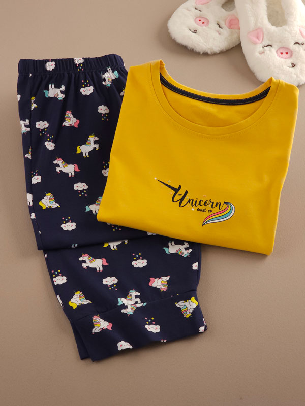 ست تیشرت و شلوارک Unicorn