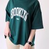 تیشرت باکسی نخ پنبه ‌‌Brooklyn