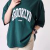 تیشرت باکسی نخ پنبه ‌‌Brooklyn