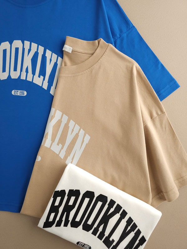 تیشرت باکسی نخ پنبه ‌‌Brooklyn