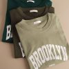 تیشرت باکسی نخ پنبه ‌‌Brooklyn