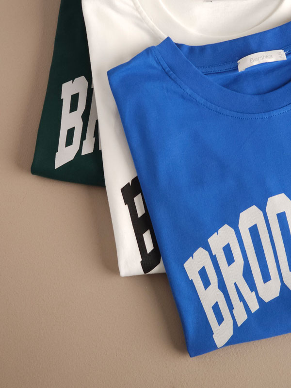 تیشرت باکسی نخ پنبه ‌‌Brooklyn