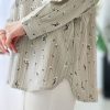 شومیز مانتویی گلدار شکوفه