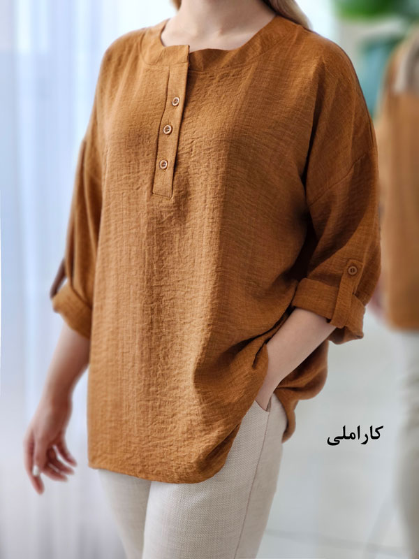 تونیک مانتویی لینن