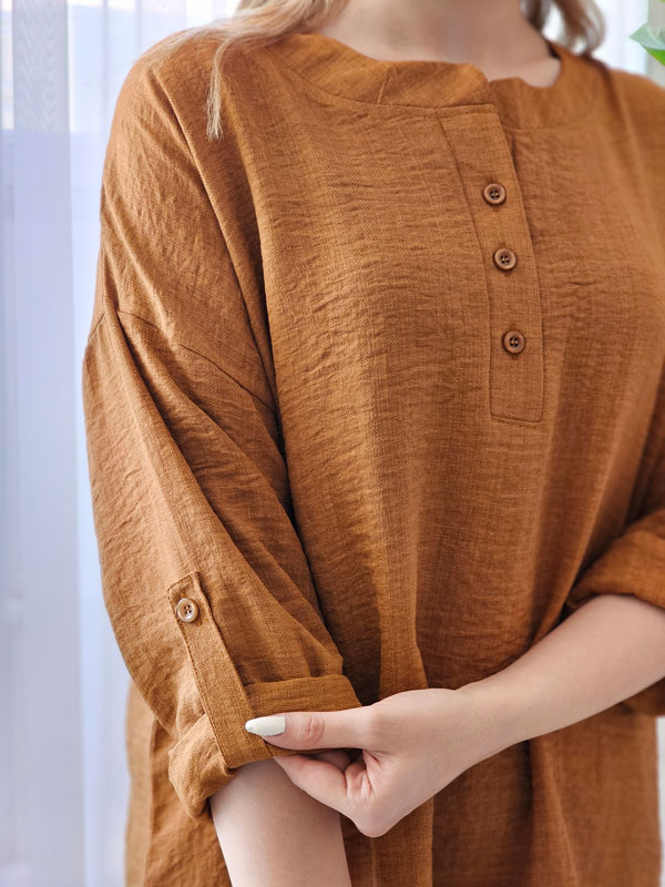 تونیک مانتویی لینن کاترینا