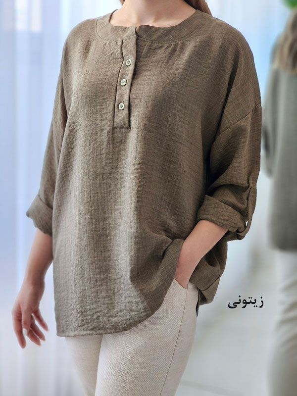 تونیک مانتویی لینن کاترینا