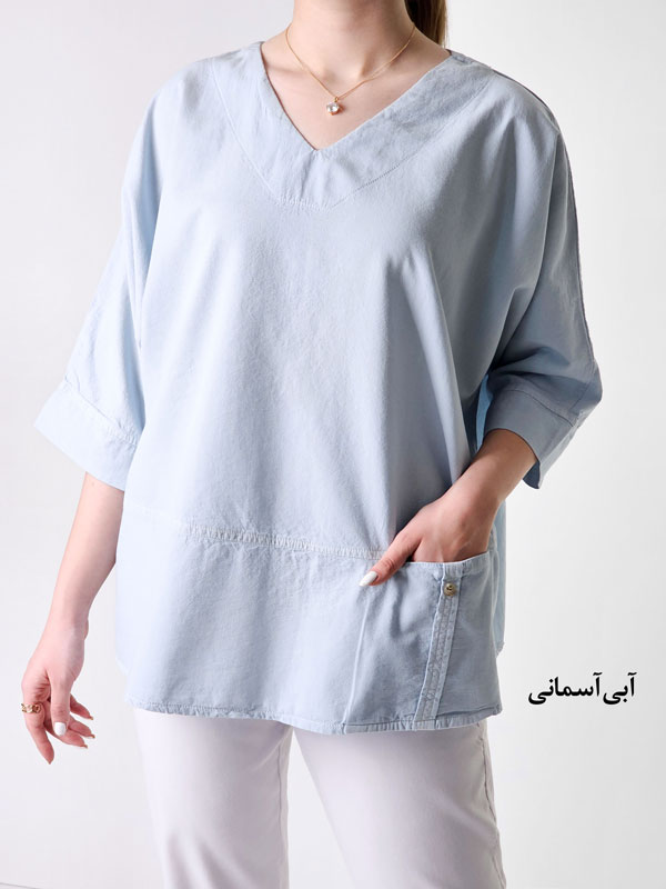 تونیک مانتویی یقه هفت