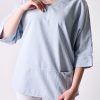 تونیک مانتویی یقه هفت الیاف طبیعی