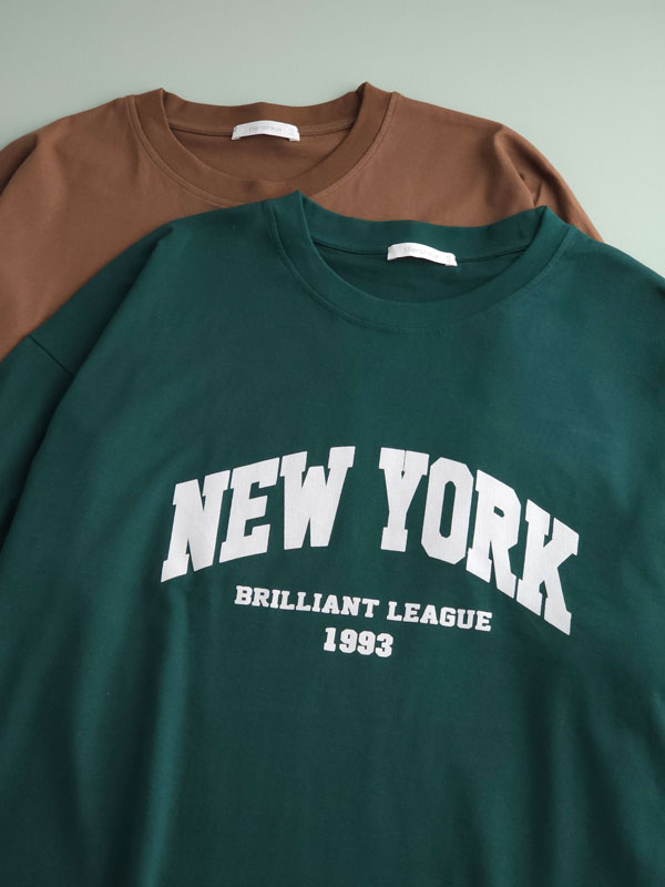 تیشرت باکسی زنانه New york 557258