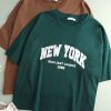 تیشرت باکسی زنانه New york 557258