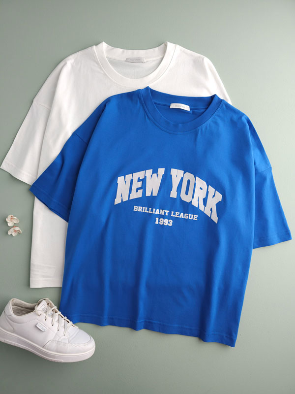 تیشرت نخ پنبه ‌‌New york