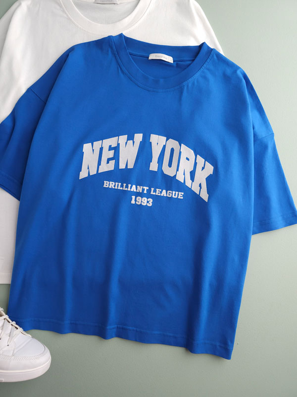تیشرت باکسی زنانه New york 557258