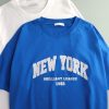 تیشرت باکسی زنانه New york 557258