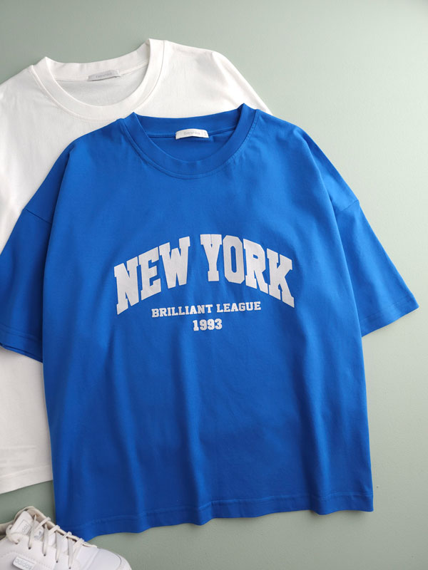 تیشرت باکسی زنانه New york 557258