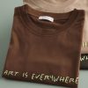 تیشرت باکسی Art Is Every Where (ایراددار)