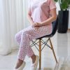 ست خونگی تیشرت و شلوار زنانه کفشدوزک