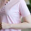 ست خونگی تیشرت و شلوار زنانه کفشدوزک