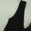 تاپ مشکی یقه گیپور 573750