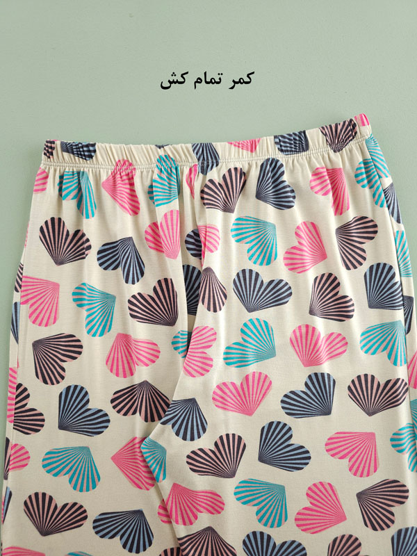 ست راحتی زنانه تیشرت و شلوارک love is all