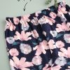 ست راحتی زنانه تیشرت و شلوار‌ Flower