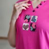 ست راحتی زنانه تیشرت و شلوارک love is all